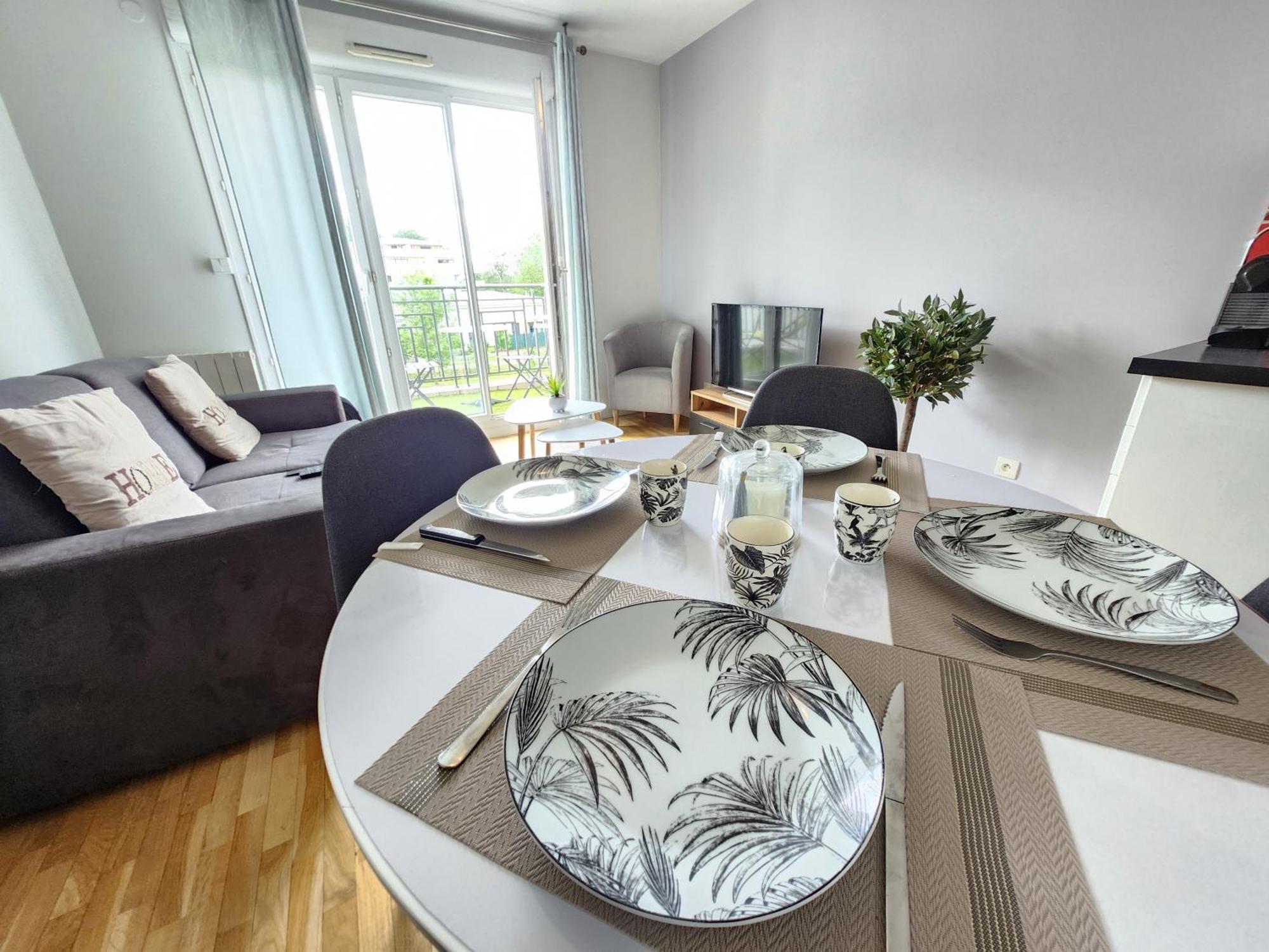 Appartement, Balcon, Parking, 5' Disneyland Montévrain Esterno foto